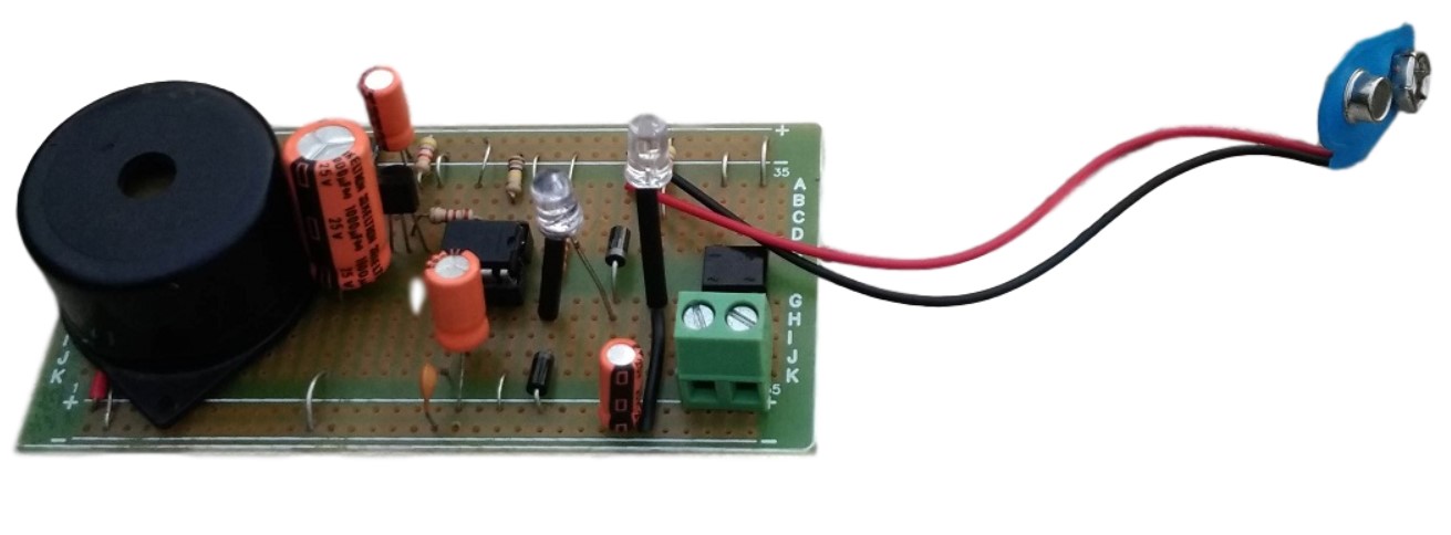 Prototype of Power Failure and Resumption Alarm Circuit using 555 IC